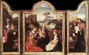 unknow artist Virgin and Child with St Catherine and St Barbara Sweden oil painting reproduction
